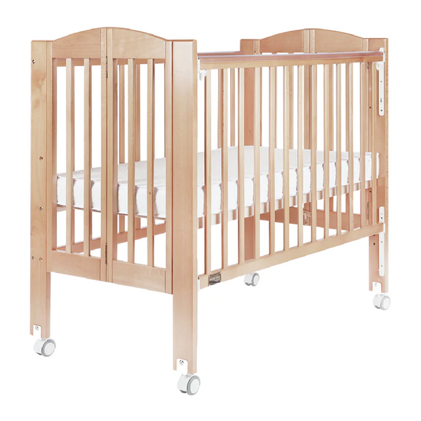 『Baby Star』摺合嬰兒木床 – 原木色 / 歐洲櫸木 (包括3”床褥)