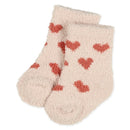 西松屋冬季新生兒襪2件(心心7-9cm)