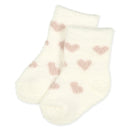 西松屋冬季新生兒襪2件(心心7-9cm)