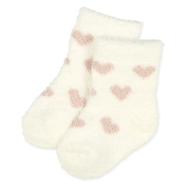西松屋冬季新生兒襪2件(心心7-9cm)