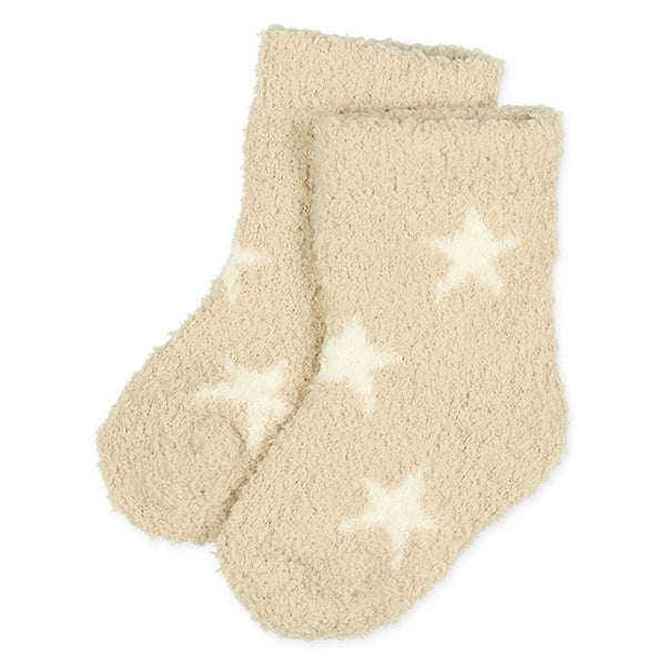 西松屋冬季新生兒襪2件(星星7-9cm)