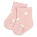 西松屋冬季新生兒襪2件(心心印花7-9cm)