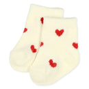 西松屋冬季新生兒襪2件(心心印花7-9cm)