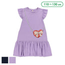 西松屋夏季針織無袖連身裙(心心掛袋)