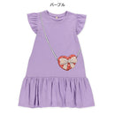 西松屋夏季針織無袖連身裙(心心掛袋)