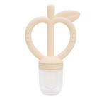 MOYUUM-白金矽膠蘋果型手環式嬰兒牙膠及生果嘴嚼訓練器  (黃色)