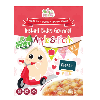 『寶寶百味』即食有機米米粥 - 蘋果豚肉