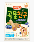 『貝貝』糙米手指餅(藍莓味)(新舊包裝隨機發貨)