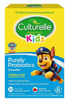 Culturelle康萃樂兒童益生菌咀嚼片30粒(新舊包裝隨機發貨）