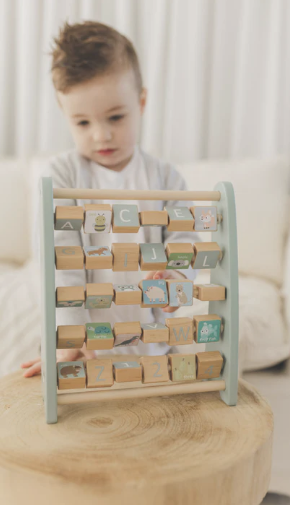 Bubble 木製字母認知學習架