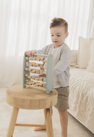 Bubble 木製字母認知學習架