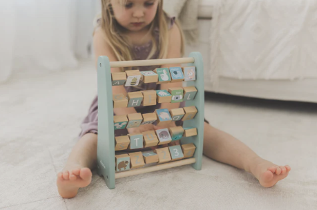 Bubble 木製字母認知學習架