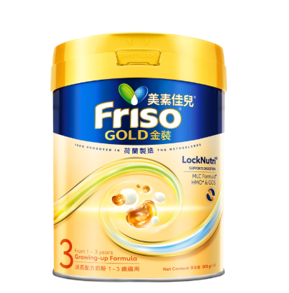  Friso美素佳兒金裝成長配方奶粉800g 3號