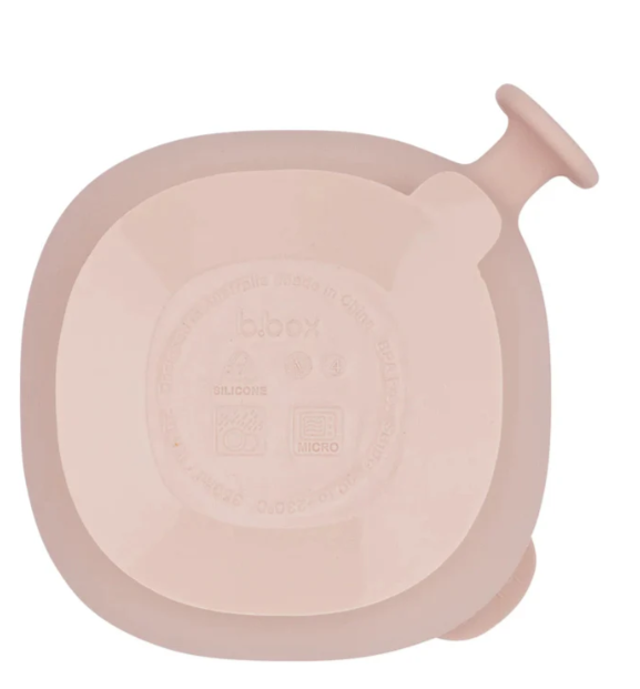 B.Box 矽膠碗+蓋-粉紅色