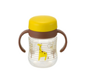 Richell TLI 吸管式360飲水杯 200ml (長頸鹿)