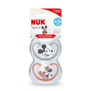 『NUK』迪士尼米奇超透氣按撫奶咀連盒 2個裝 (6-18個月)