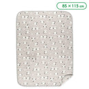 西松屋冬季薄嬰兒毯(長尾山雀85x115cm)