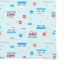 西松屋夏季短袖針織束腹睡衣套裝 (消防車)