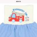 西松屋夏季短袖針織束腹睡衣套裝 (消防車)