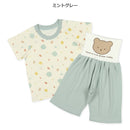 西松屋夏季針織束腹睡衣套裝(熊)-綠