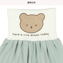 西松屋夏季針織束腹睡衣套裝(熊)-綠