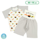 西松屋夏季短袖針織束腹睡衣套裝 (壽司)