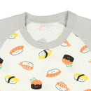 西松屋夏季短袖針織束腹睡衣套裝 (壽司)