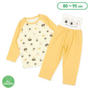 西松屋春季長袖束腹針織睡衣(飯糰)