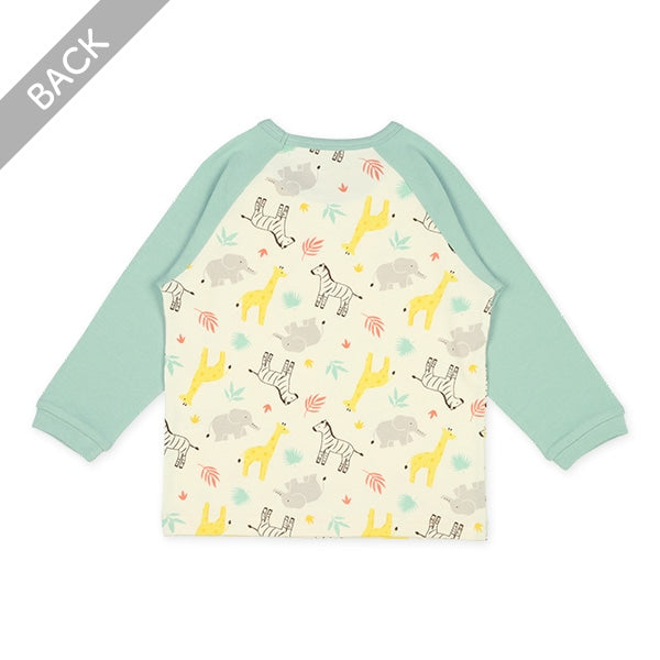 西松屋冬季針織長袖束腹睡衣套裝(動物)