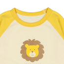 西松屋嬰幼兒長袖睡衣套裝2件 (狮子 )