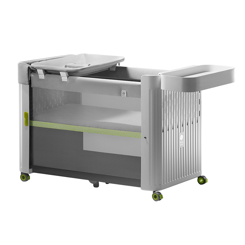 Babycare Z71萊斯維斯折疊嬰兒床-原點白