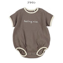 西松屋夏季短袖連身褲(白/綠/啡)