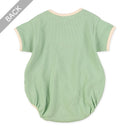 西松屋夏季短袖連身褲(白/綠/啡)