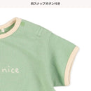 西松屋夏季短袖連身褲(白/綠/啡)