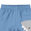 西松屋夏季男子泳褲 (鯊魚)-青