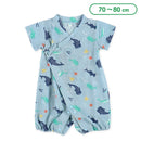 西松屋夏季短袖連身衣(海洋)