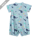 西松屋夏季短袖連身衣(海洋)