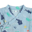 西松屋夏季短袖連身衣(海洋)