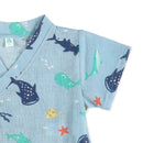 西松屋夏季短袖連身衣(海洋)