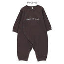 西松屋冬季長袖連身衣(白/黑)