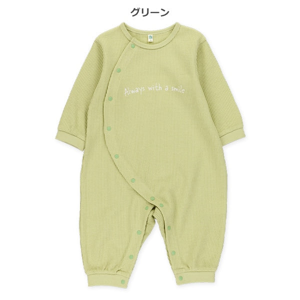 西松屋冬季長袖連身衣(白/黑)