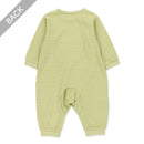 西松屋冬季長袖連身衣(白/黑)