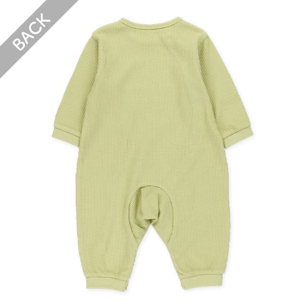 西松屋冬季長袖連身衣(白/黑)