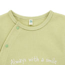 西松屋冬季長袖連身衣(白/黑)