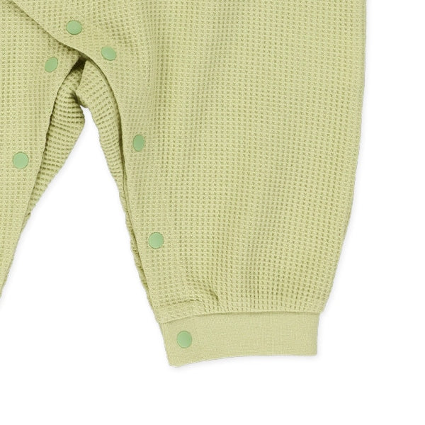 西松屋冬季長袖連身衣(白/黑)