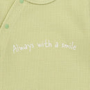 西松屋冬季長袖連身衣(白/黑)