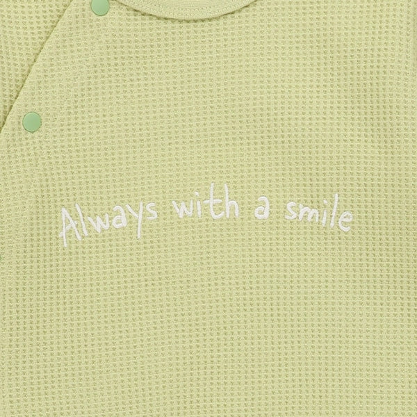 西松屋冬季長袖連身衣(白/黑)