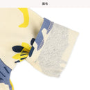 西松屋冬季長袖羊毛連身衣(恐龍)