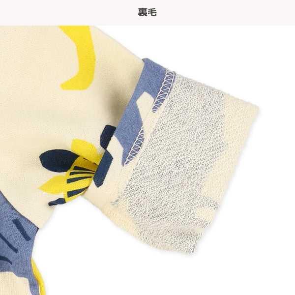 西松屋冬季長袖羊毛連身衣(恐龍)