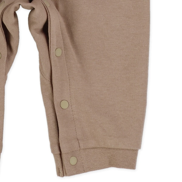 西松屋冬季長袖連身衣(吊帶-藍色)